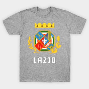 Lazio / Vintage-Look Coat Of Arms Design T-Shirt